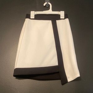Black and white skirt